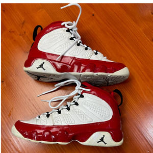 Retro - Jordon 23 Red and White- 5.5 Y/Women's 6.5-7